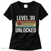 30Th Birthday Gamer Birthday Level 30 Unlocked Women's T-Shirt thumb 0