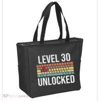30Th Birthday Gamer Birthday Level 30 Unlocked Tote Bag thumb 2
