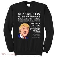 30th Birthday Gift Funny Trump Quote Sweatshirt thumb 0