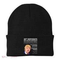 30th Birthday Gift Funny Trump Quote Beanie thumb 0