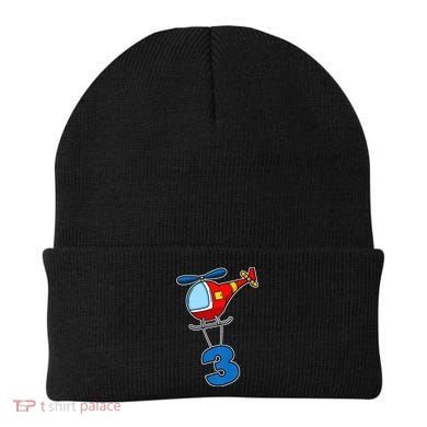 3rd Birthday Gift For A Boy I Funny Helicopter Beanie