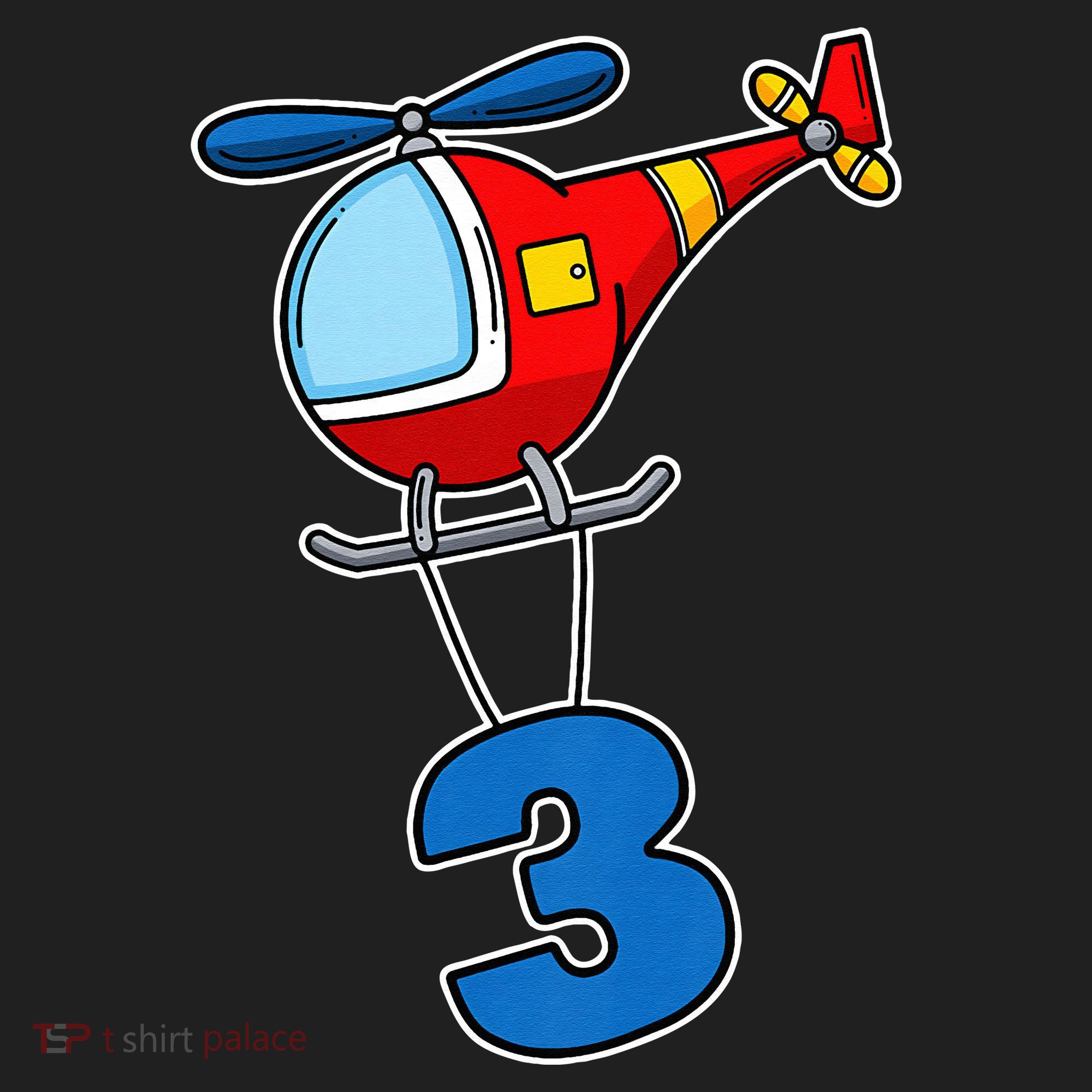 3rd Birthday Gift For A Boy I Funny Helicopter Beanie