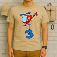 3rd Birthday Gift For A Boy I Funny Helicopter T-Shirt thumb 6