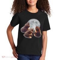 3 Beaver Howling At The Moon Funny Beaver Lover Rodent Kids T-Shirt thumb 2