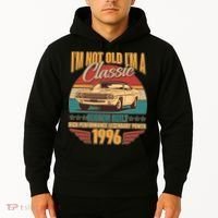 30th Birthday I'm Not Old I'm A Classic Custom Built Car 1996 Hoodie thumb 2