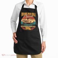 30th Birthday I'm Not Old I'm A Classic Custom Built Car 1996 Apron thumb 2