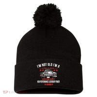30th Birthday I'm Not Old I'm A Classic 1996 Custom Built High Performance Legendary Power Pom Pom 12in Knit Beanie thumb 0