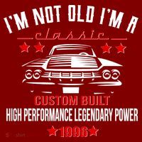 30th Birthday I'm Not Old I'm A Classic 1996 Custom Built High Performance Legendary Power Mousepad thumb 1