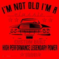 30th Birthday I'm Not Old I'm A Classic 1996 Custom Built High Performance Legendary Power Santa Hat thumb 1