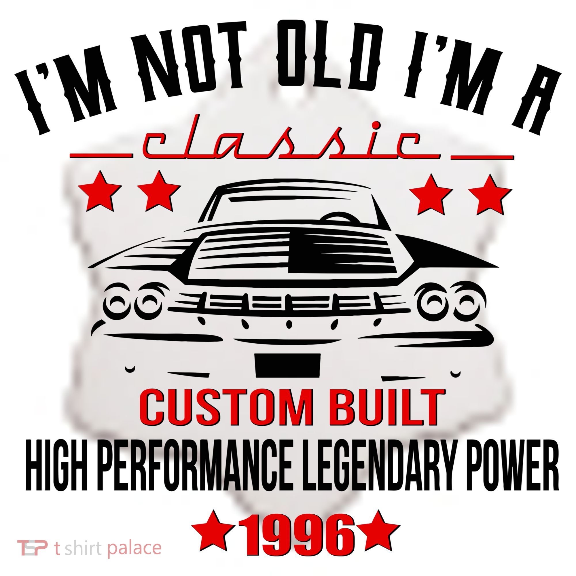 30th Birthday I'm Not Old I'm A Classic 1996 Custom Built High Performance Legendary Power Ceramic Ornament