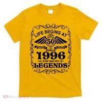 30th Birthday Life Begins At 30 Born In 1996 The Year Of Legends T-Shirt thumb 0