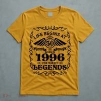 30th Birthday Life Begins At 30 Born In 1996 The Year Of Legends T-Shirt thumb 5