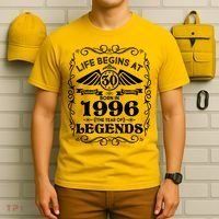 30th Birthday Life Begins At 30 Born In 1996 The Year Of Legends T-Shirt thumb 6