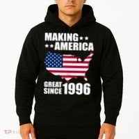 30th Birthday Making American Great Since 1996 Hoodie thumb 2