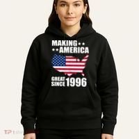 30th Birthday Making American Great Since 1996 Hoodie thumb 5
