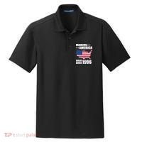 30th Birthday Making American Great Since 1996 Dry Zone Grid Polo thumb 0