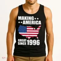 30th Birthday Making American Great Since 1996 Tank Top thumb 3