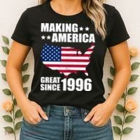 30th Birthday Making American Great Since 1996 Women's T-Shirt thumb 2