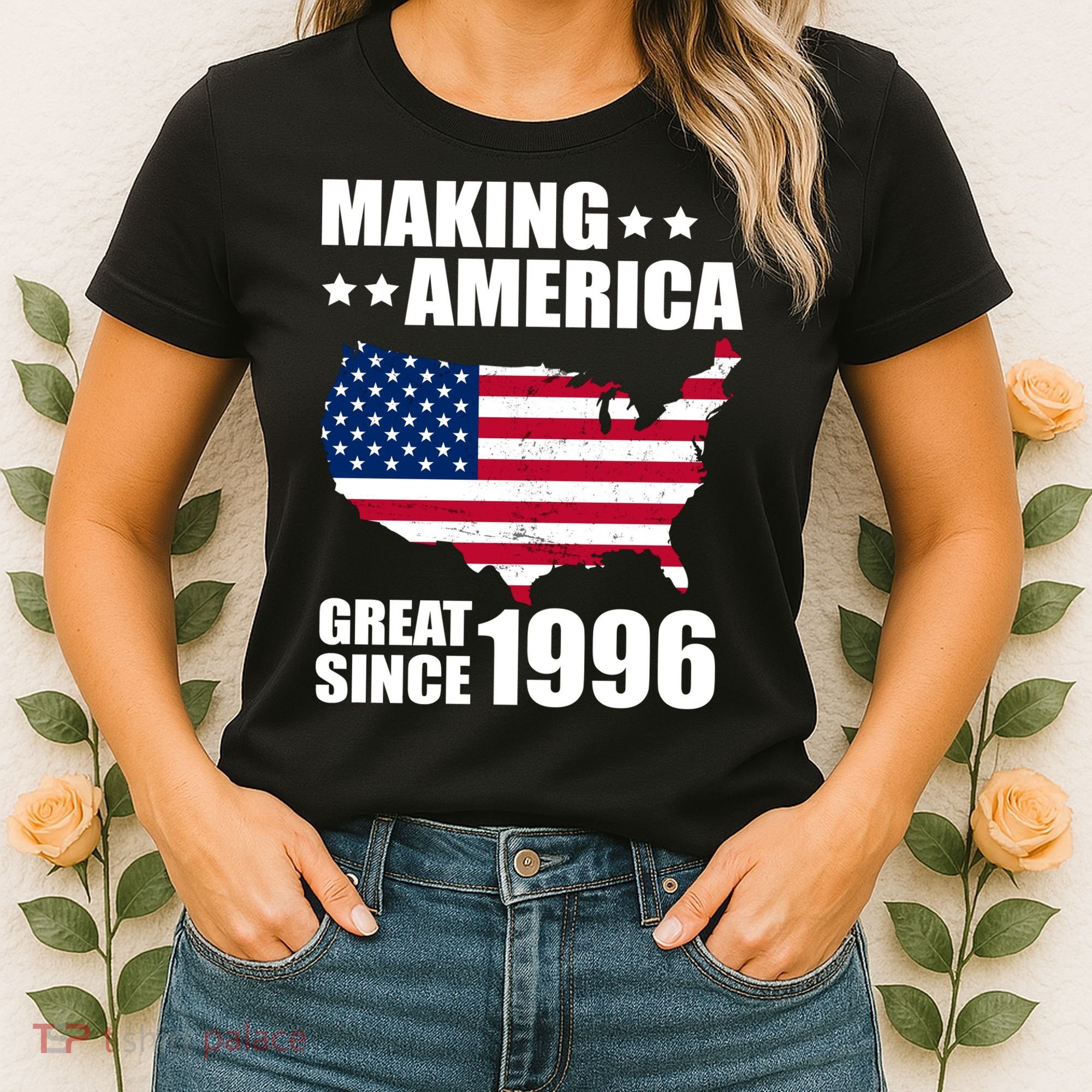 30th Birthday Making American Great Since 1996 Women's T-Shirt