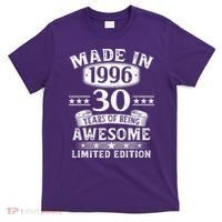 30th Birthday Made In 1996 30 Years Of Being Awesome Limited Edition T-Shirt thumb 0