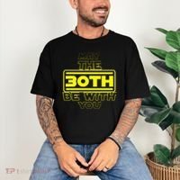 30th Birthday May The 30th Be With YouThirty Bday Comfort Colors T-Shirt thumb 3