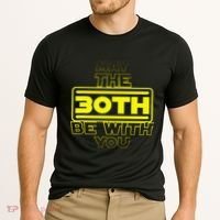 30th Birthday May The 30th Be With YouThirty Bday Cooling Performance Crew T-Shirt thumb 2