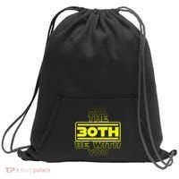 30th Birthday May The 30th Be With YouThirty Bday Sweatshirt Cinch Pack Bag thumb 0