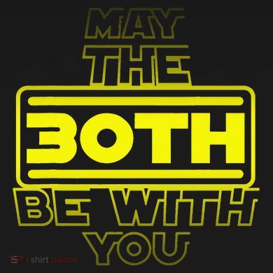 30th Birthday May The 30th Be With YouThirty Bday Ornament