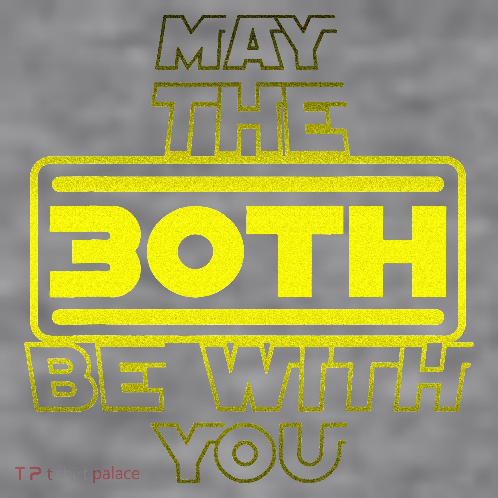 30th Birthday May The 30th Be With YouThirty Bday Women's Racerback Cropped Tank