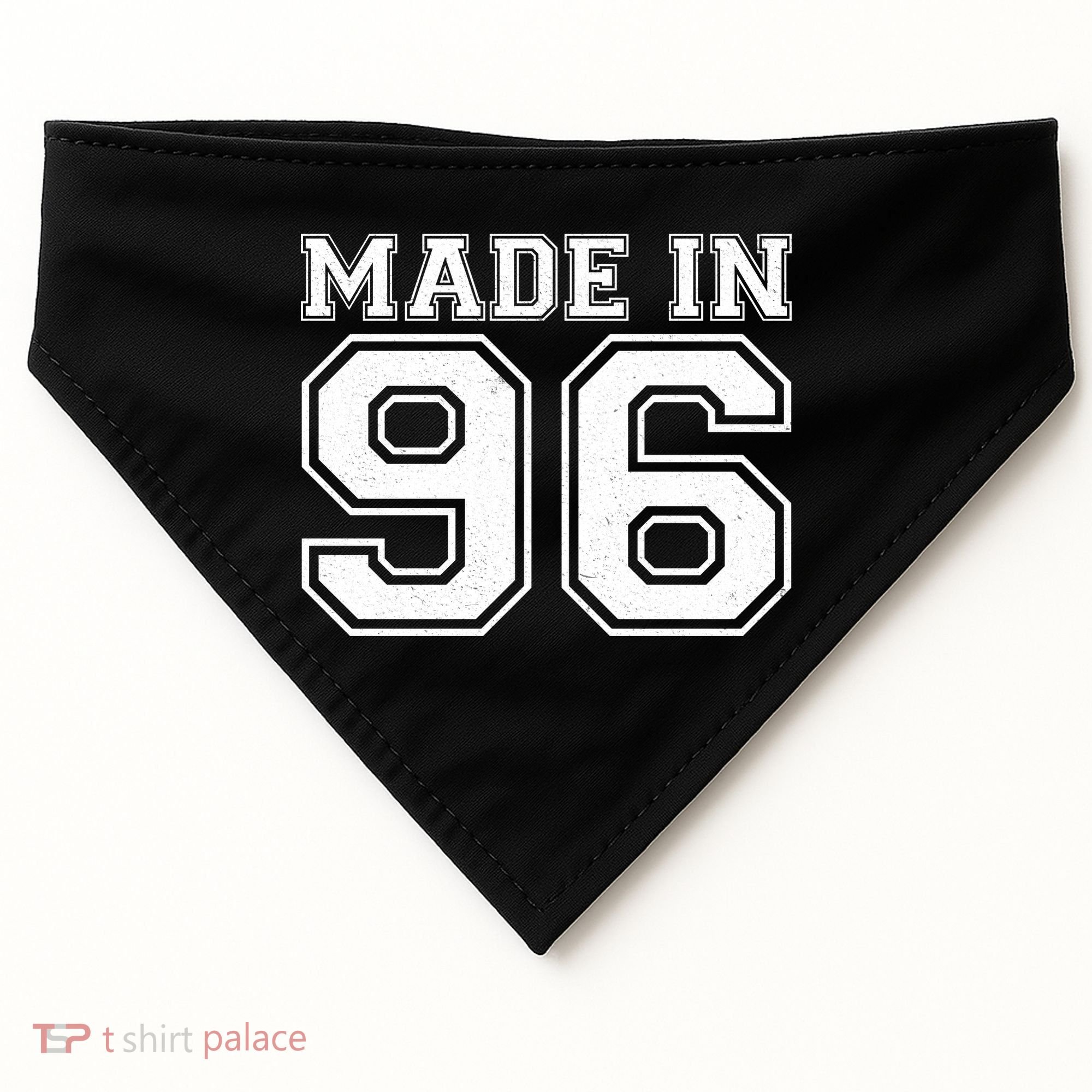 30 Birthday Made In 1996 Sports Jersey USA-Made Doggie Bandana