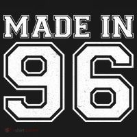 30 Birthday Made In 1996 Sports Jersey Polo thumb 3