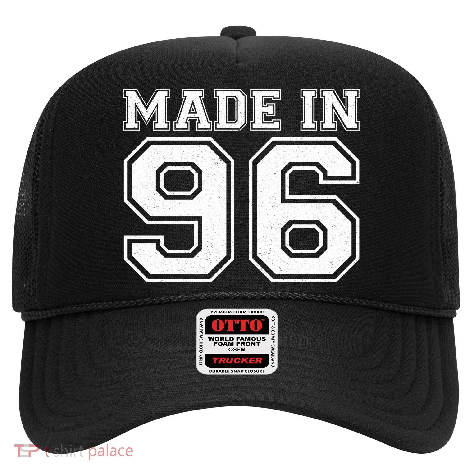 30 Birthday Made In 1996 Sports Jersey Hat