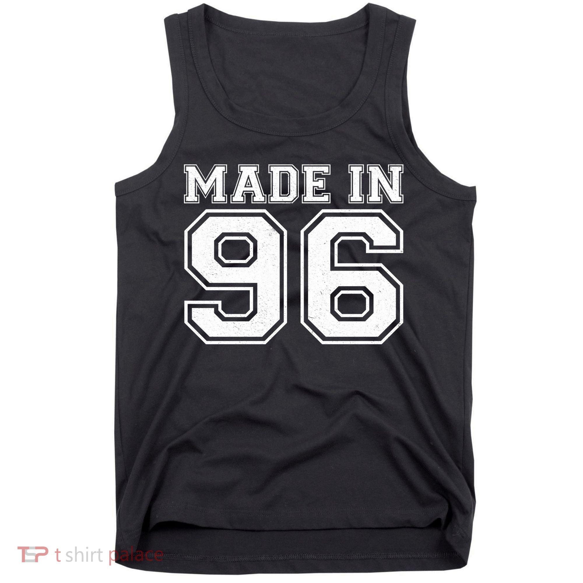 30 Birthday Made In 1996 Sports Jersey Tank Top