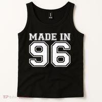 30 Birthday Made In 1996 Sports Jersey Tank Top thumb 2