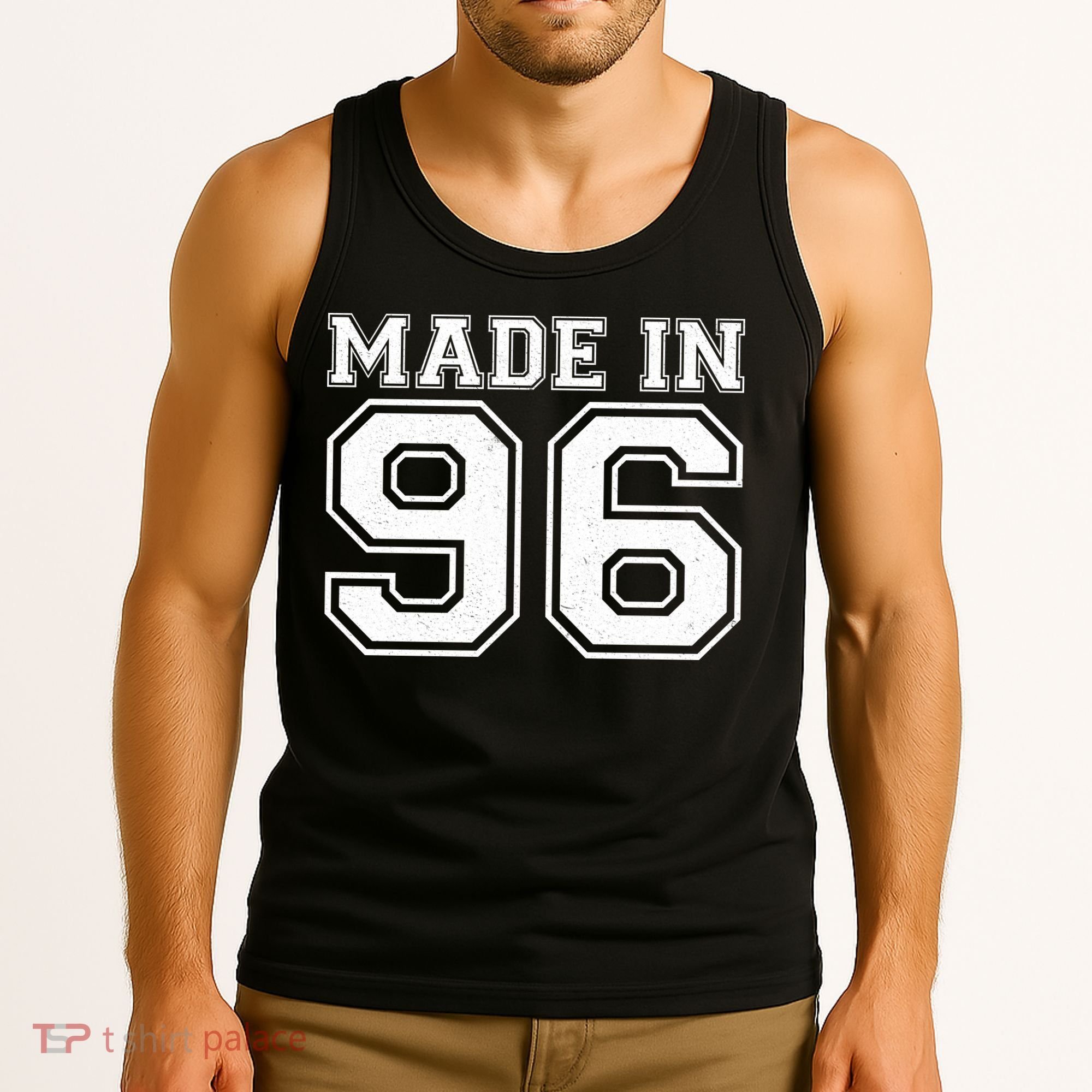 30 Birthday Made In 1996 Sports Jersey Tank Top