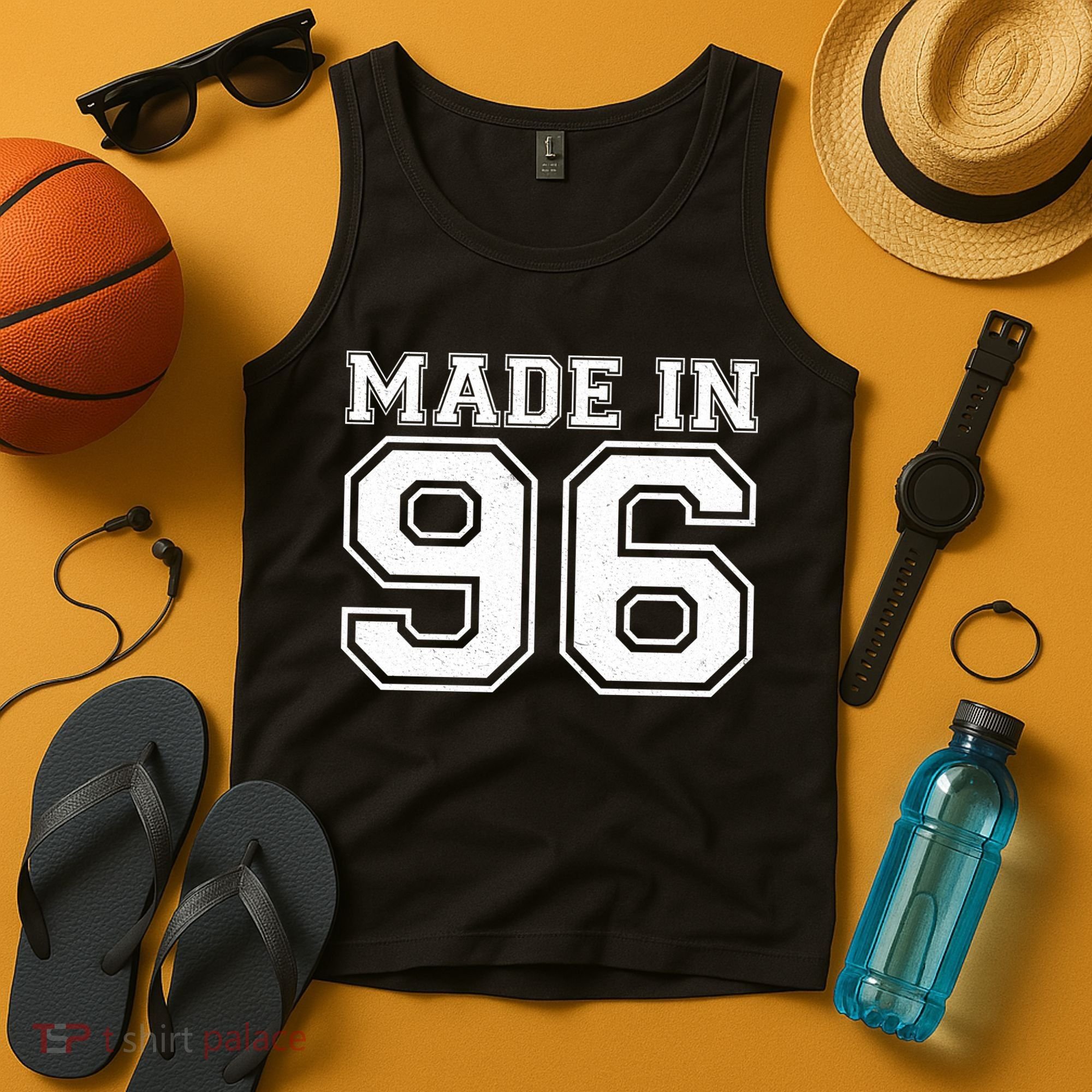30 Birthday Made In 1996 Sports Jersey Tank Top