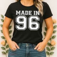 30 Birthday Made In 1996 Sports Jersey Women's T-Shirt thumb 2