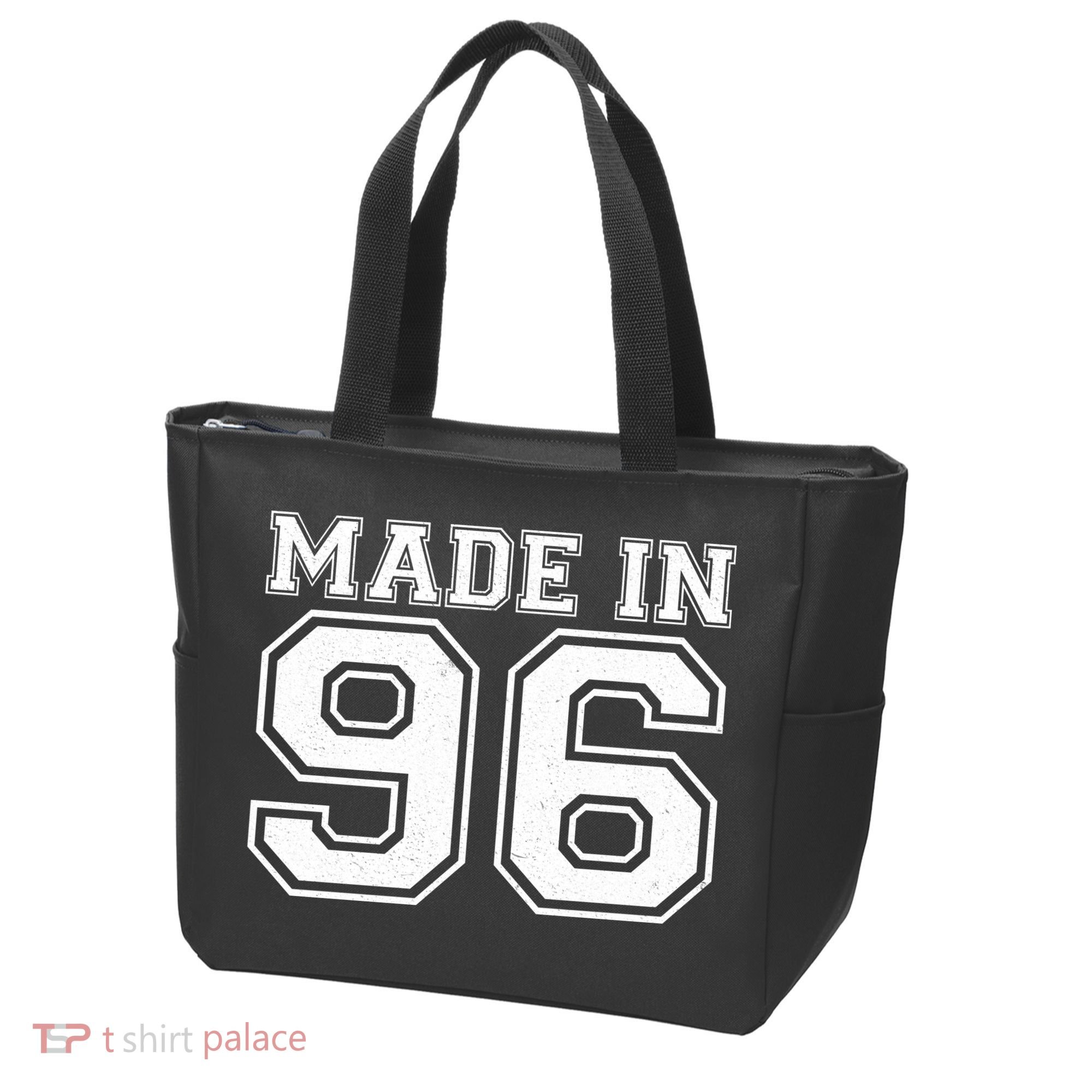 30 Birthday Made In 1996 Sports Jersey Tote Bag