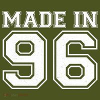 30 Birthday Made In 1996 Sports Jersey Long Sleeve Shirt thumb 2