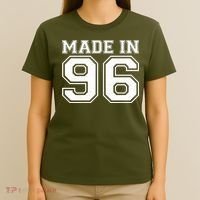 30 Birthday Made In 1996 Sports Jersey T-Shirt thumb 4