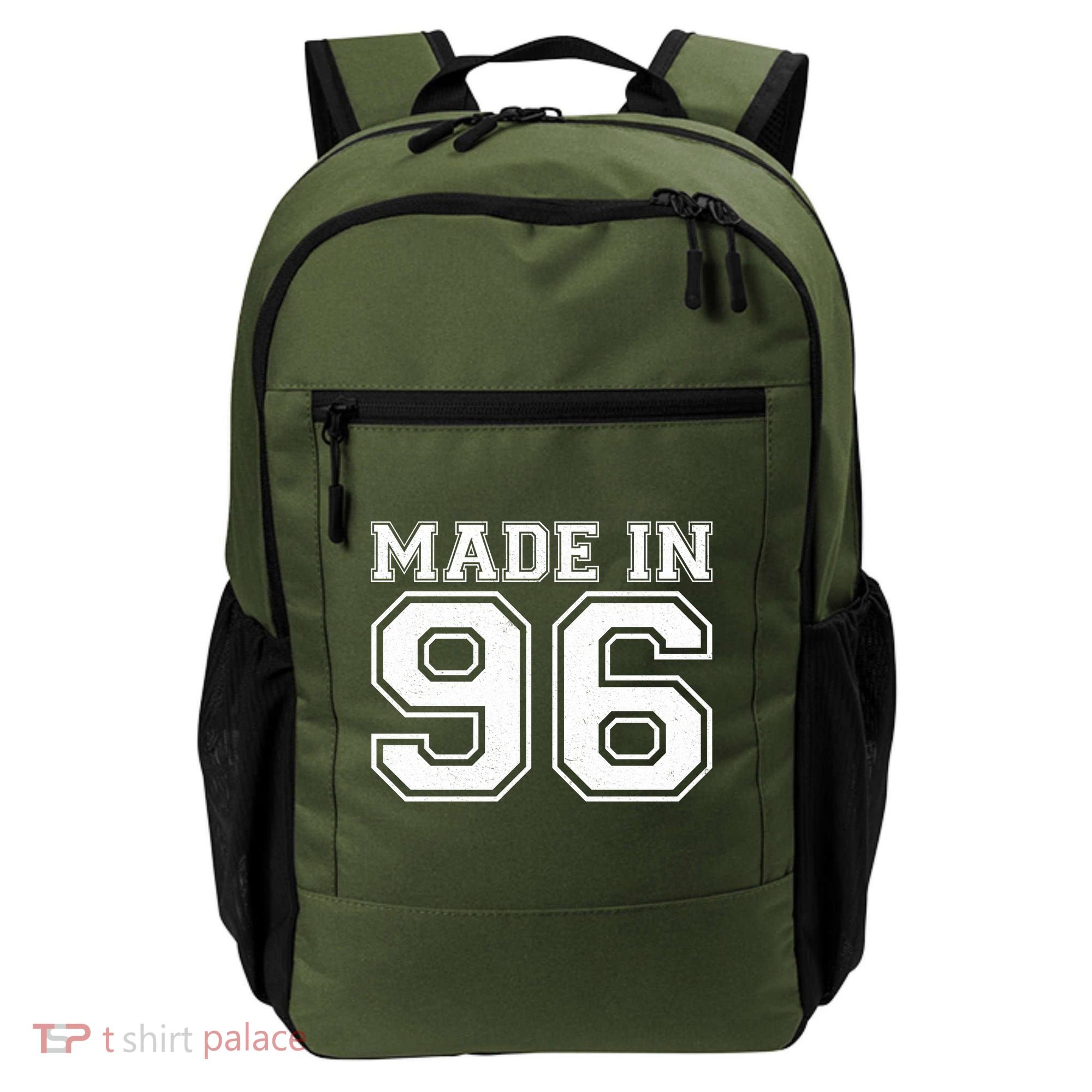 30 Birthday Made In 1996 Sports Jersey Backpack