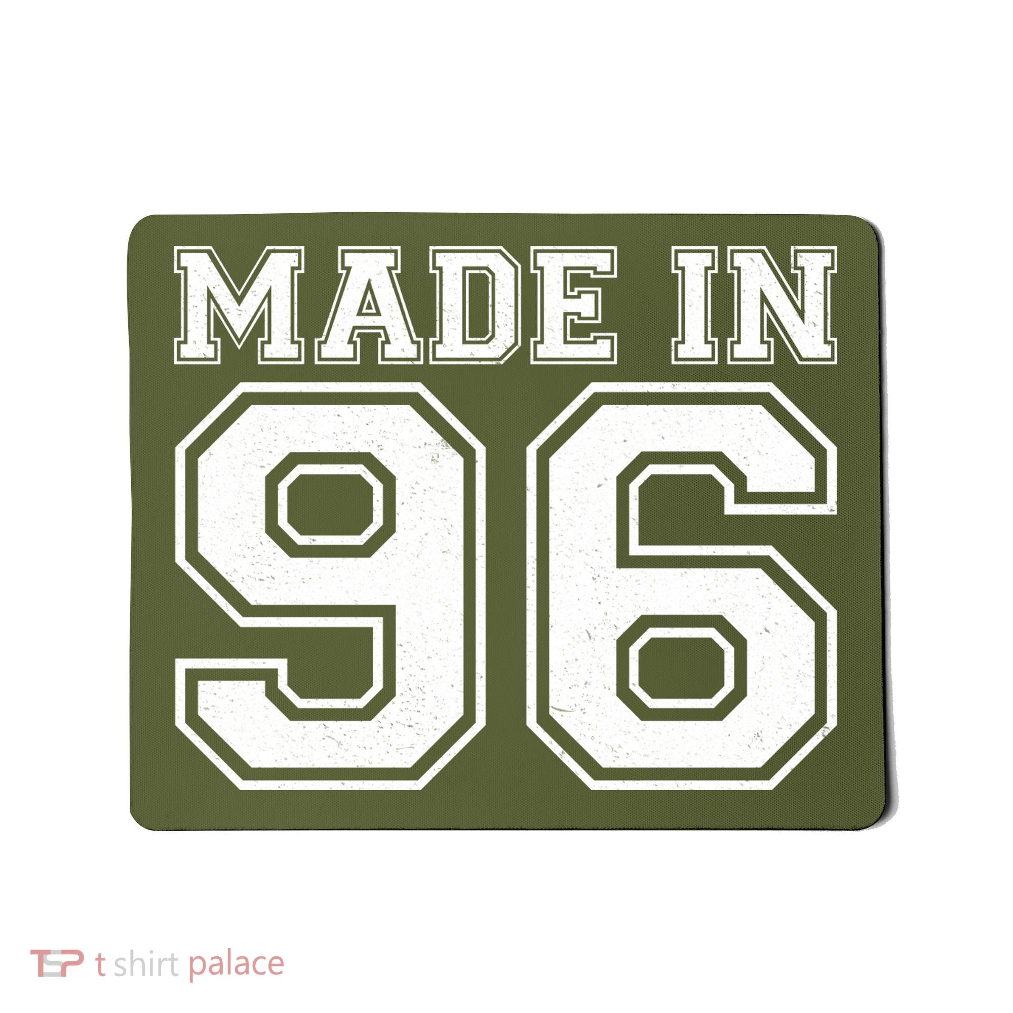 30 Birthday Made In 1996 Sports Jersey Mousepad