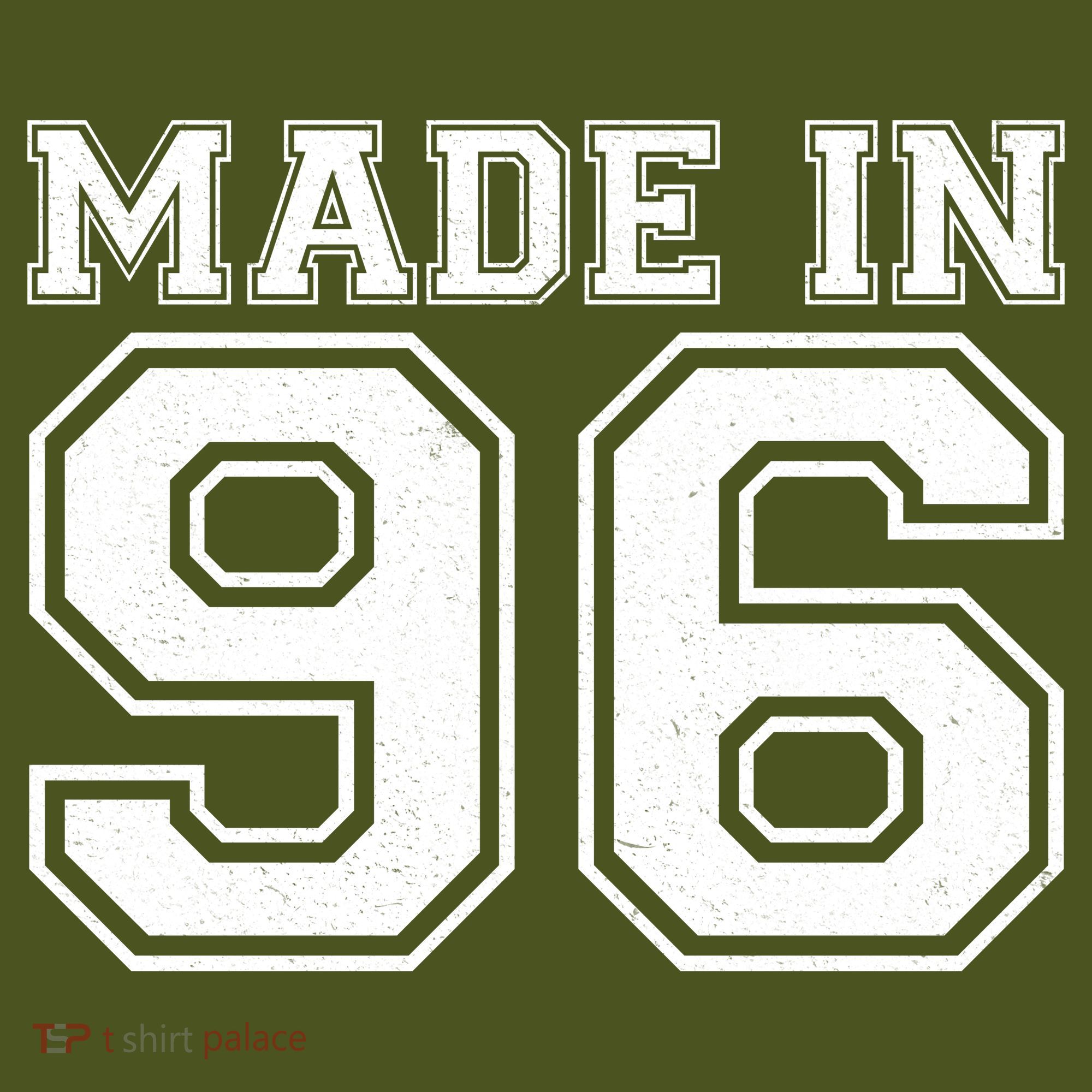 30 Birthday Made In 1996 Sports Jersey Mousepad