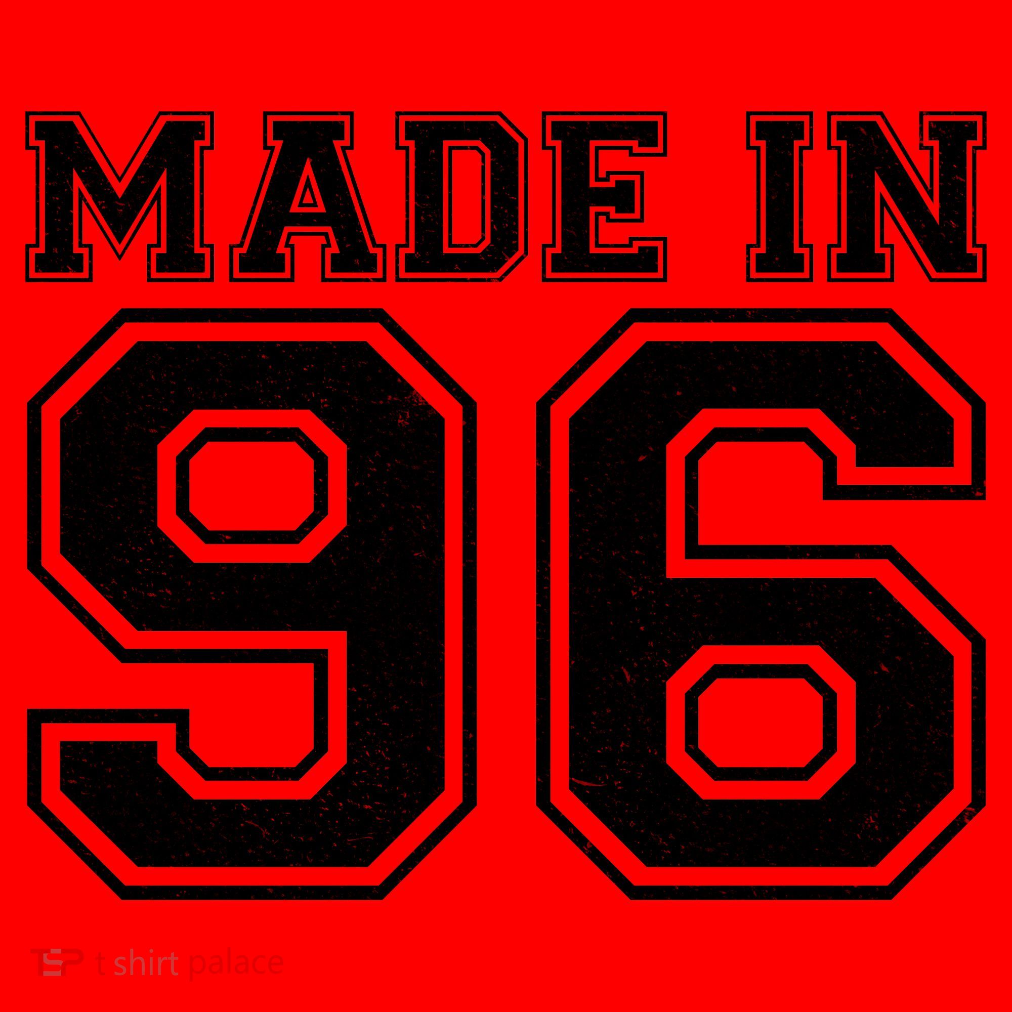30 Birthday Made In 1996 Sports Jersey Santa Hat
