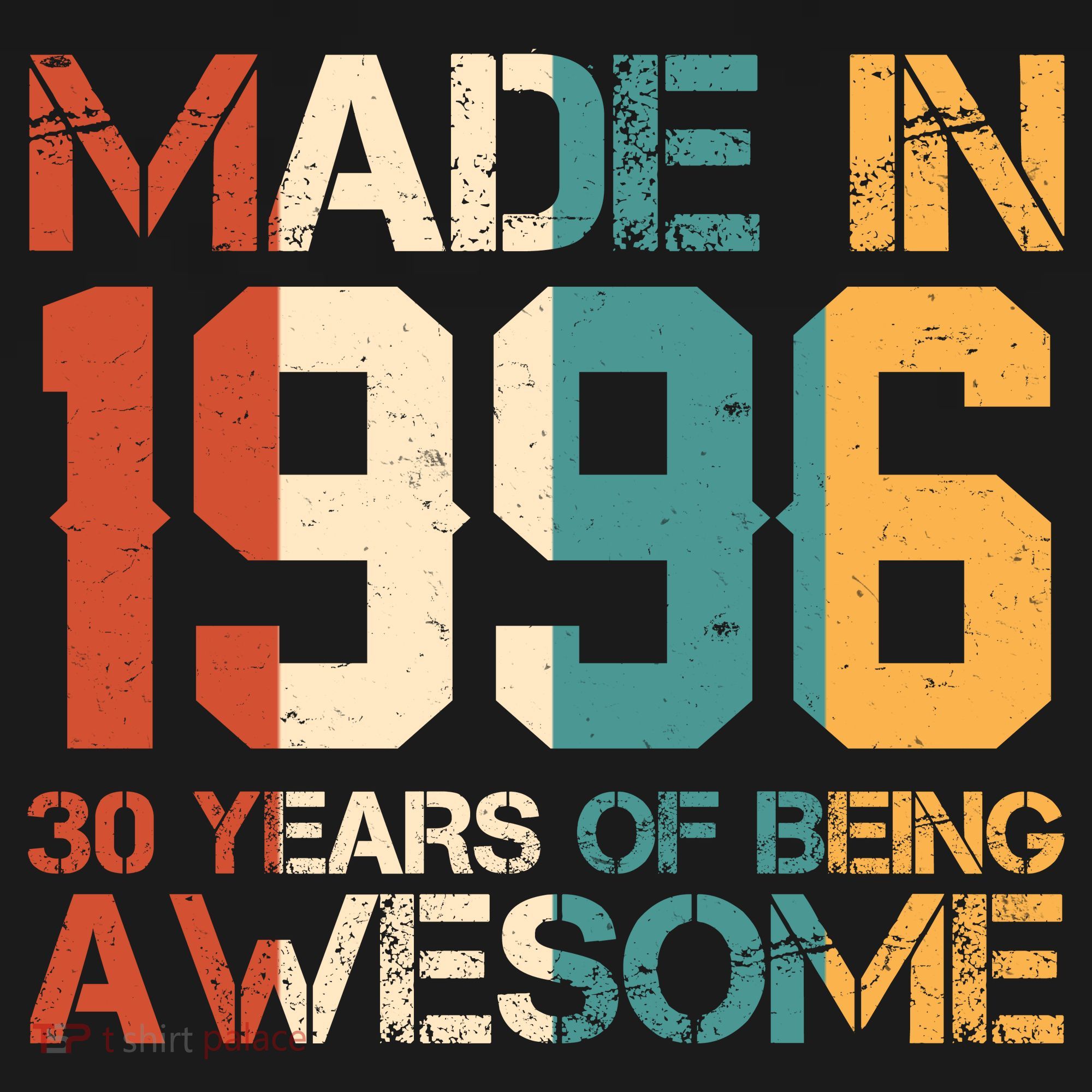 30th Birthday Made In 1996 30 Years Of Being Awesome Ornament