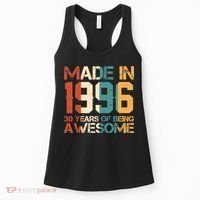 30th Birthday Made In 1996 30 Years Of Being Awesome Women's Tank Top thumb 0