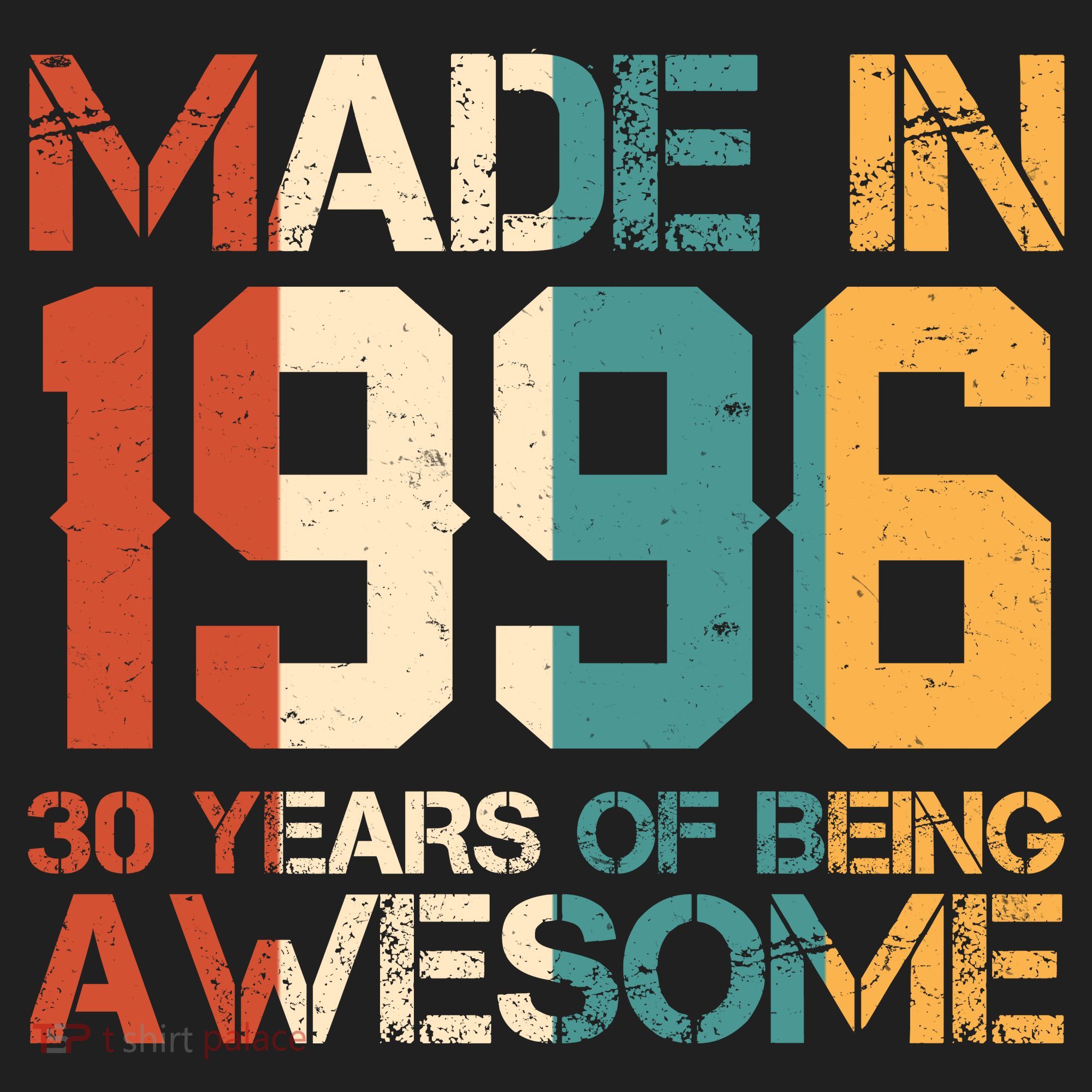 30th Birthday Made In 1996 30 Years Of Being Awesome Hat