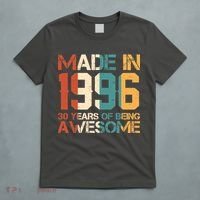 30th Birthday Made In 1996 30 Years Of Being Awesome T-Shirt thumb 5