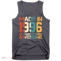 30th Birthday Made In 1996 30 Years Of Being Awesome Tank Top thumb 0