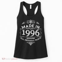 30th Birthday Made In 1996 Highest Quality Genuine All Original Parts Women's Tank Top thumb 0